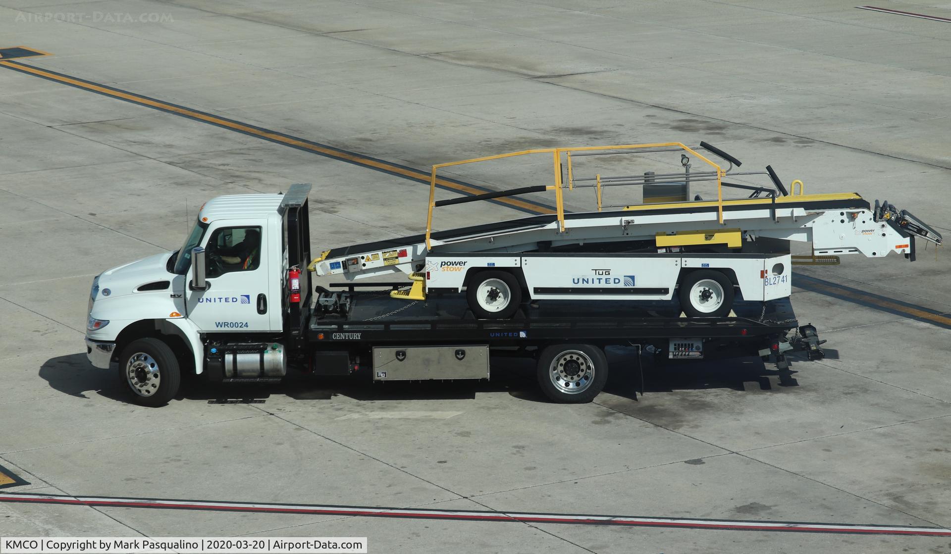 Orlando International Airport (MCO) - Belt Loader being taking out of service in March 2020 during covid