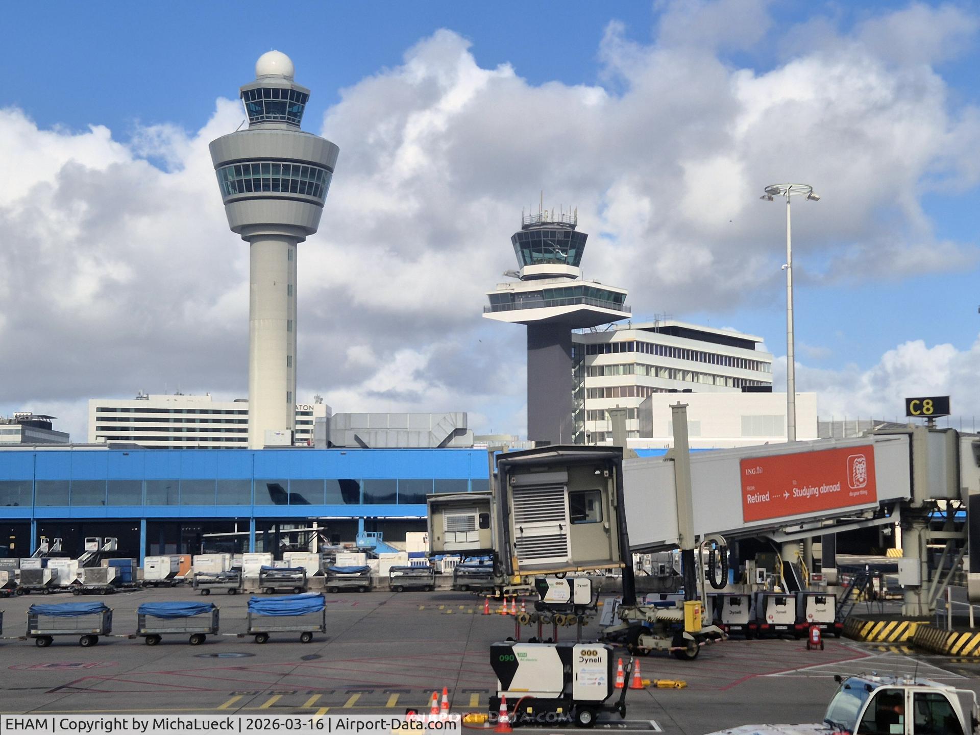 Amsterdam Schiphol Airport, Haarlemmermeer, near Amsterdam Netherlands (EHAM) - At Shiphol
