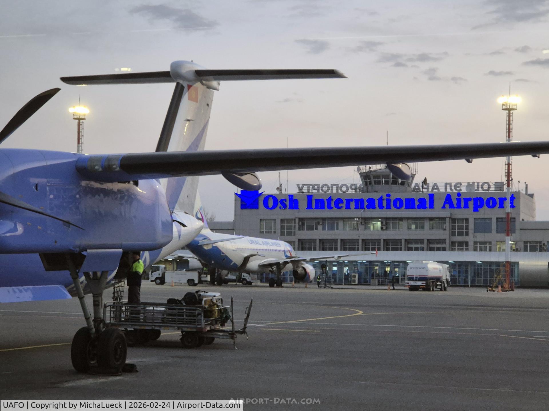 Osh Airport, Osh Kyrgyzstan (UAFO) - Osh is the 2nd largest city in Kyrgyzstan