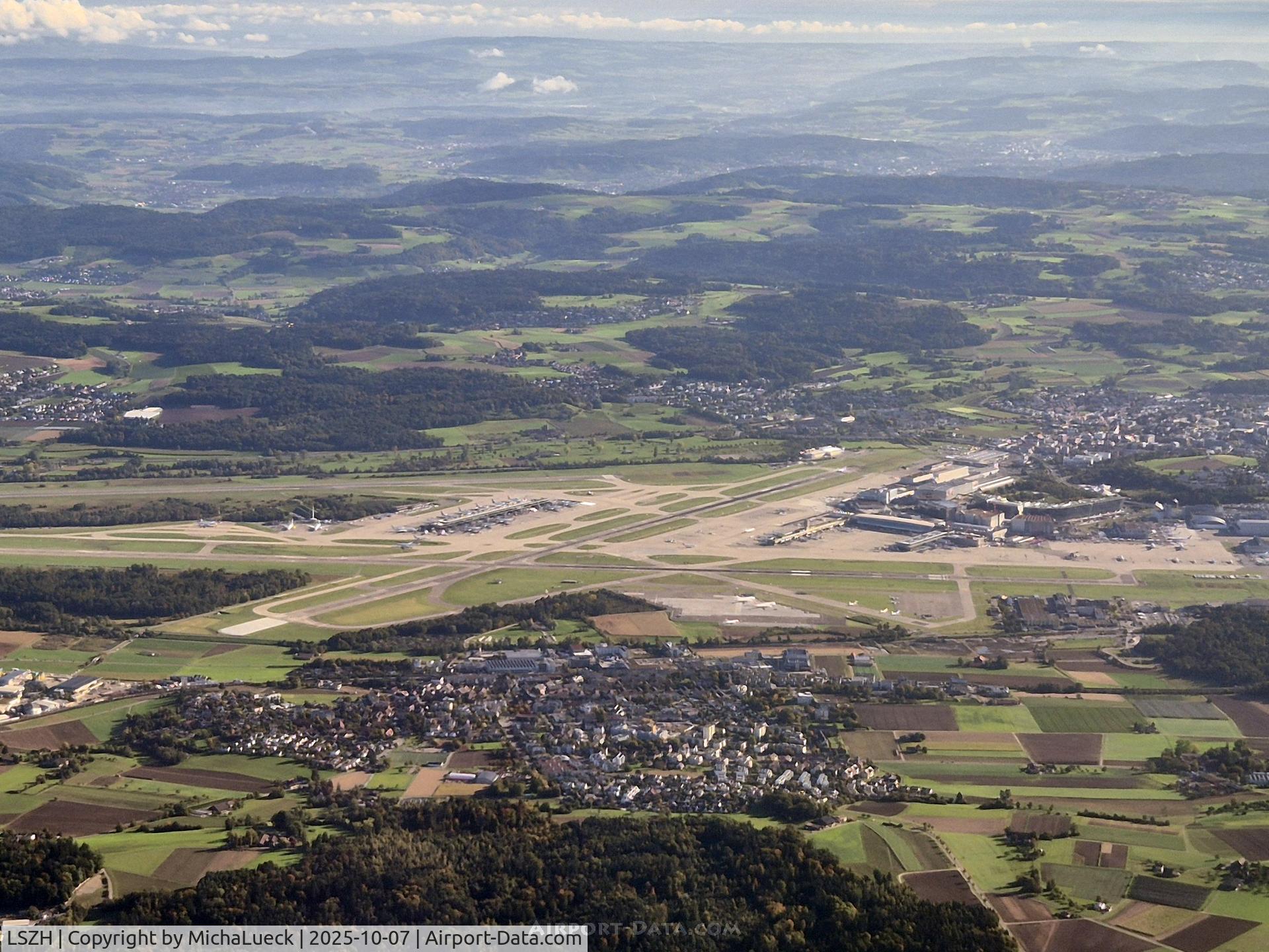 Zurich International Airport, Zurich Switzerland (LSZH) - Zürich Airport, taken from YL-ABC (ZRH-ARN)
