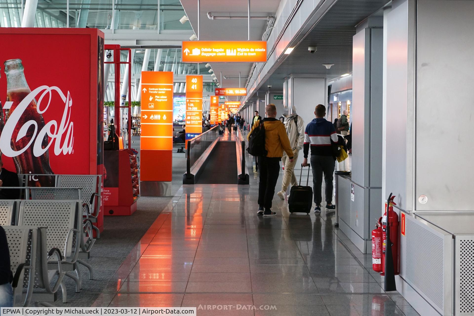 Warsaw Frederic Chopin Airport (formerly Okecie International Airport), Warsaw Poland (EPWA) - Lots of orange at WAW