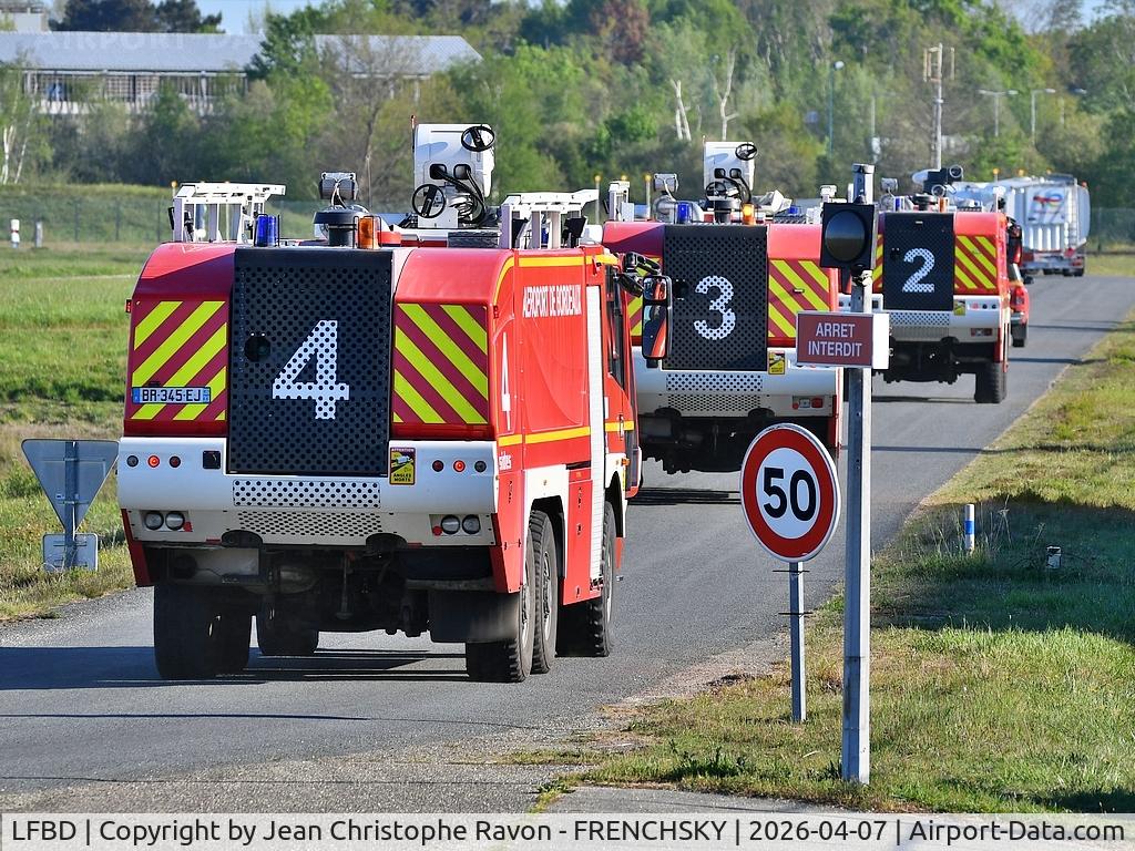 Bordeaux Airport, Merignac Airport France (LFBD) - Fire trucks