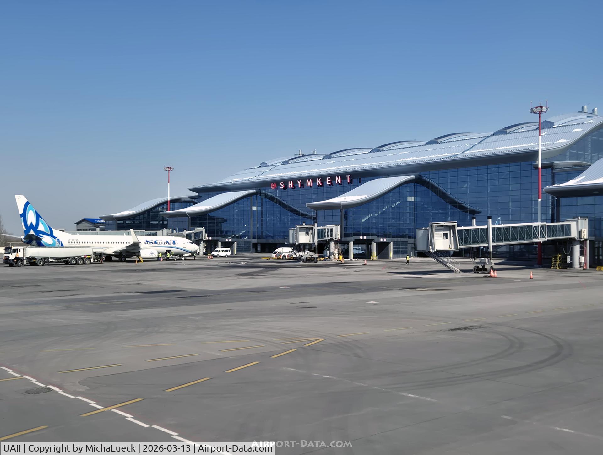 Shymkent Airport, Shymkent (Chimkent) Kazakhstan (UAII) - Shymkent is home base and the main hub for SCAT Airlines