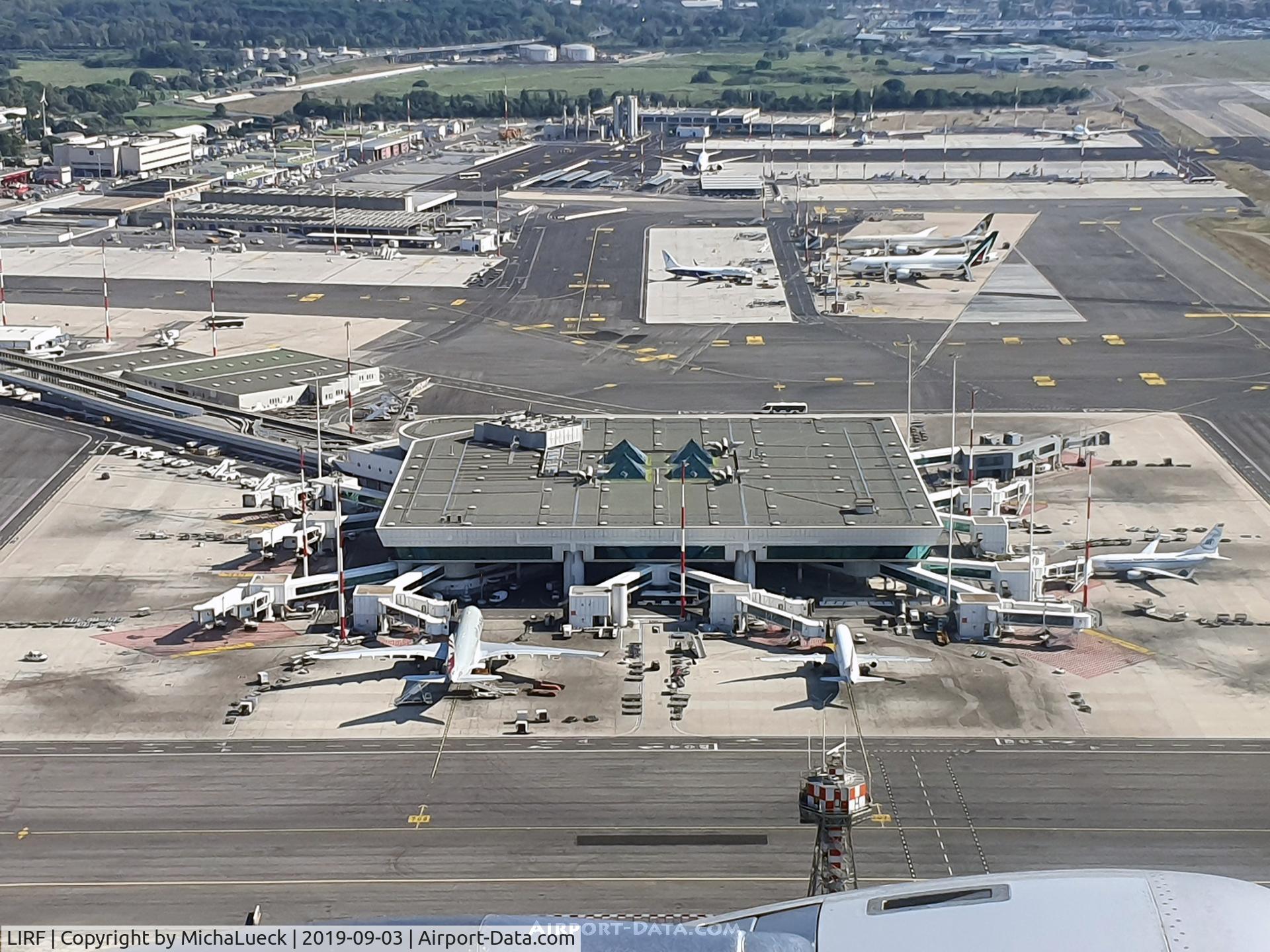 Leonardo Da Vinci International Airport (Fiumicino International Airport), Rome Italy (LIRF) - Rome Fiumicino (Leonardo Da Vinci), taken from D-AGWX, FCO-CGN