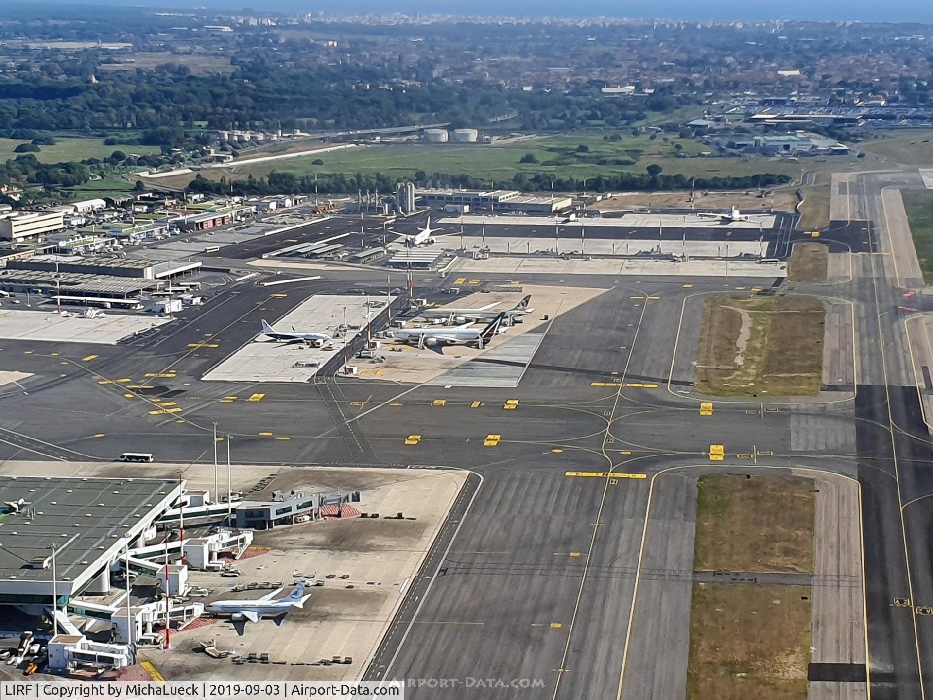 Leonardo Da Vinci International Airport (Fiumicino International Airport), Rome Italy (LIRF) - Rome Fiumicino (Leonardo Da Vinci), taken from D-AGWX, FCO-CGN