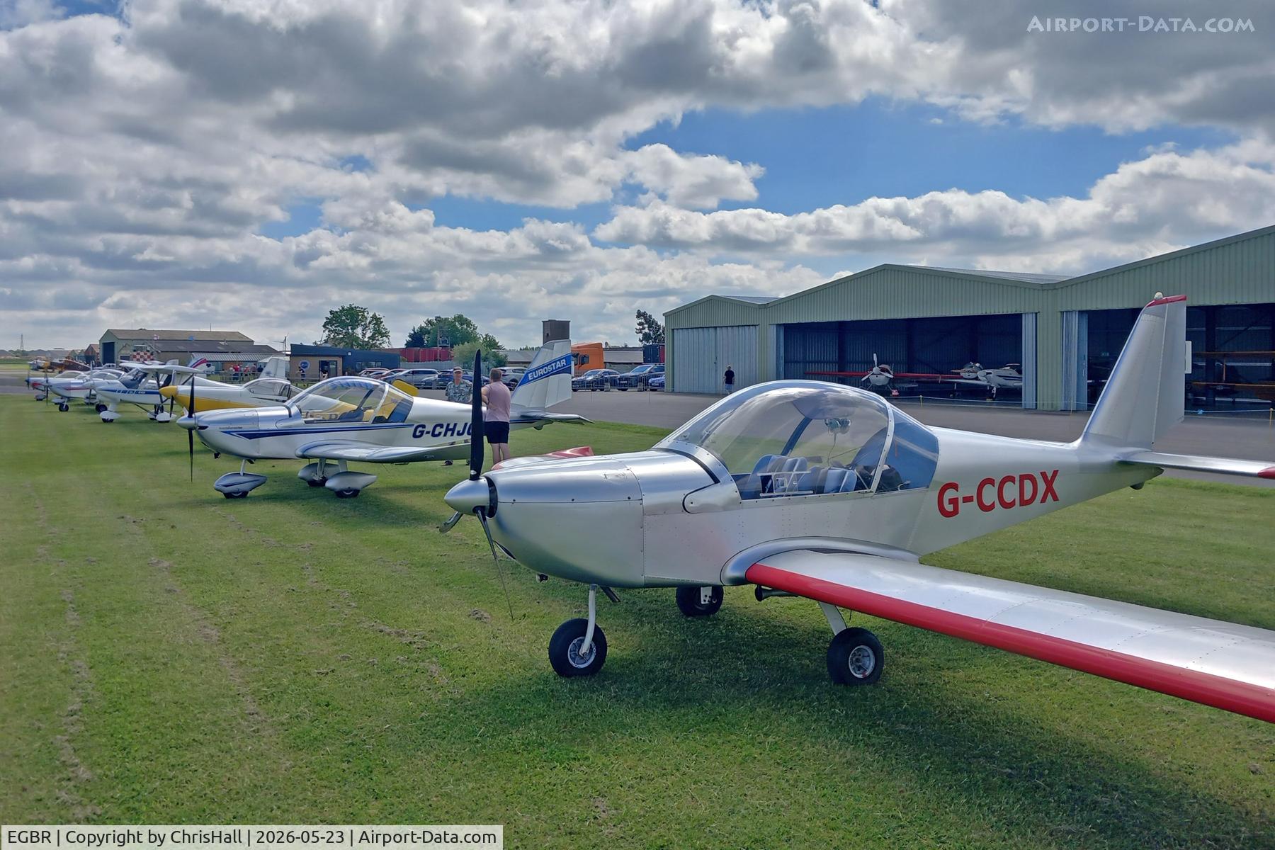 EGBR, EV-97 fly-in Breighton 23/05/26