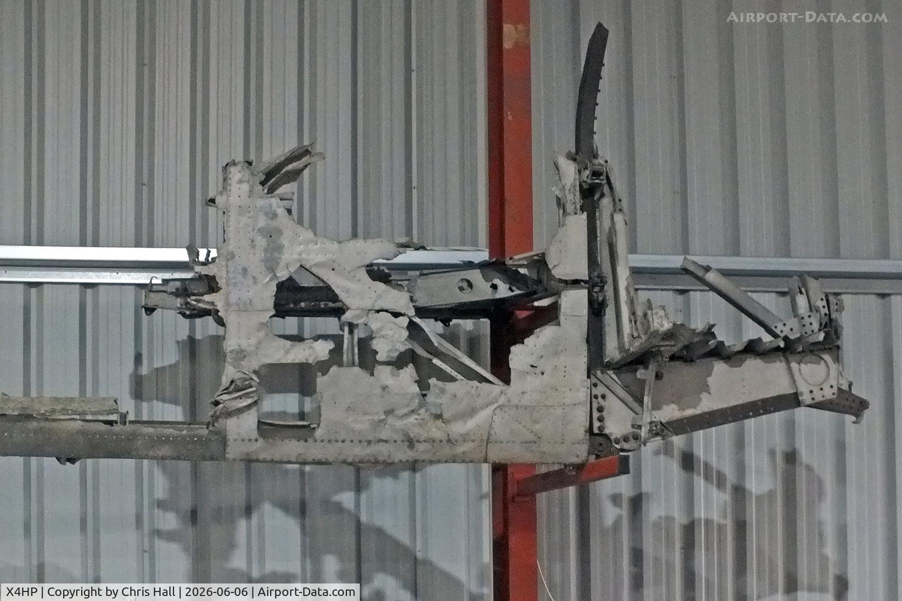 X4HP, Remains of Armstrong Whitworth A.W.38 Whitley at the Hooton Park Hangars Museum
