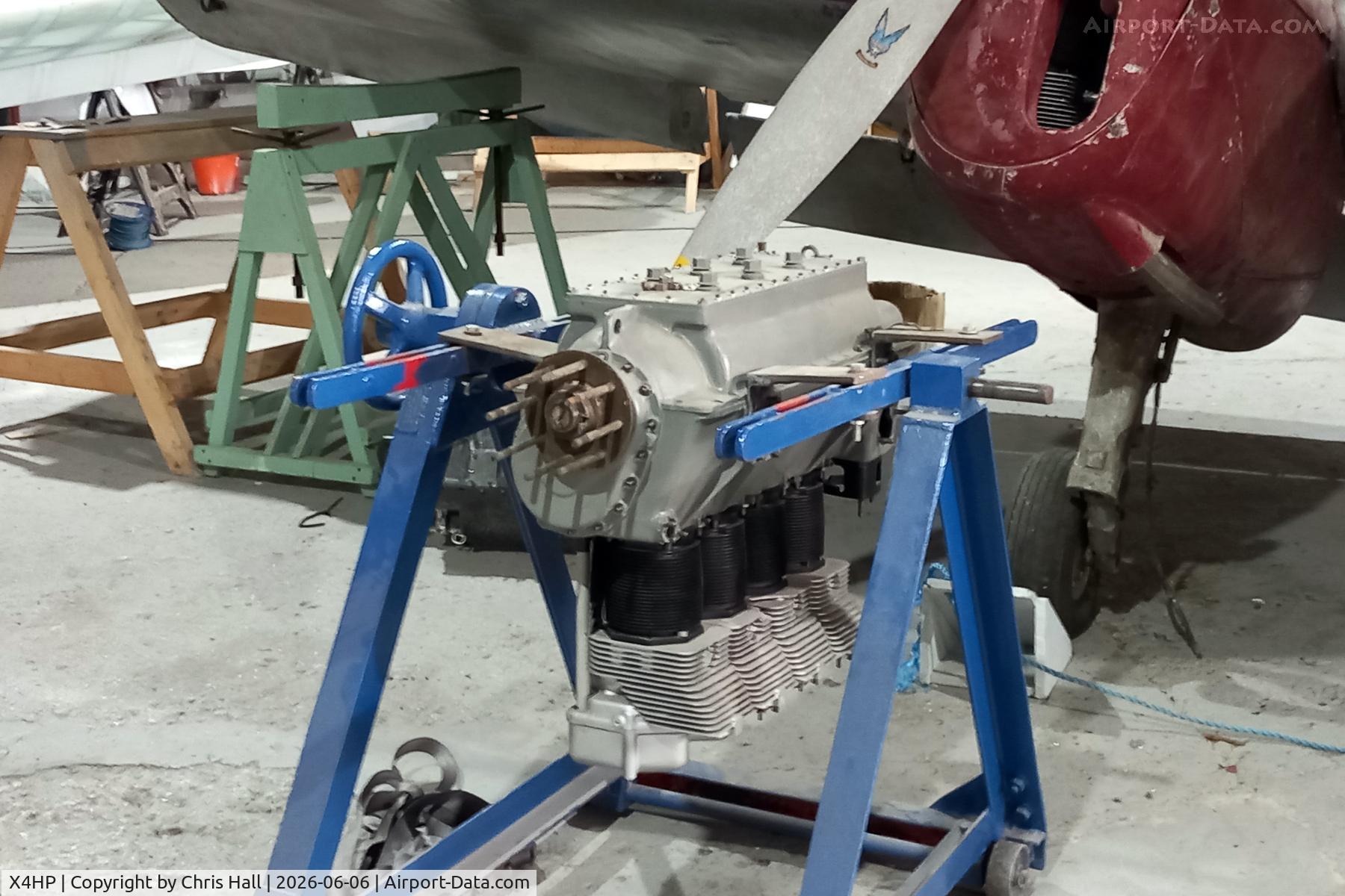 X4HP, Blackburn Cirrus Minor engine at the Hooton Park Hangars Museum