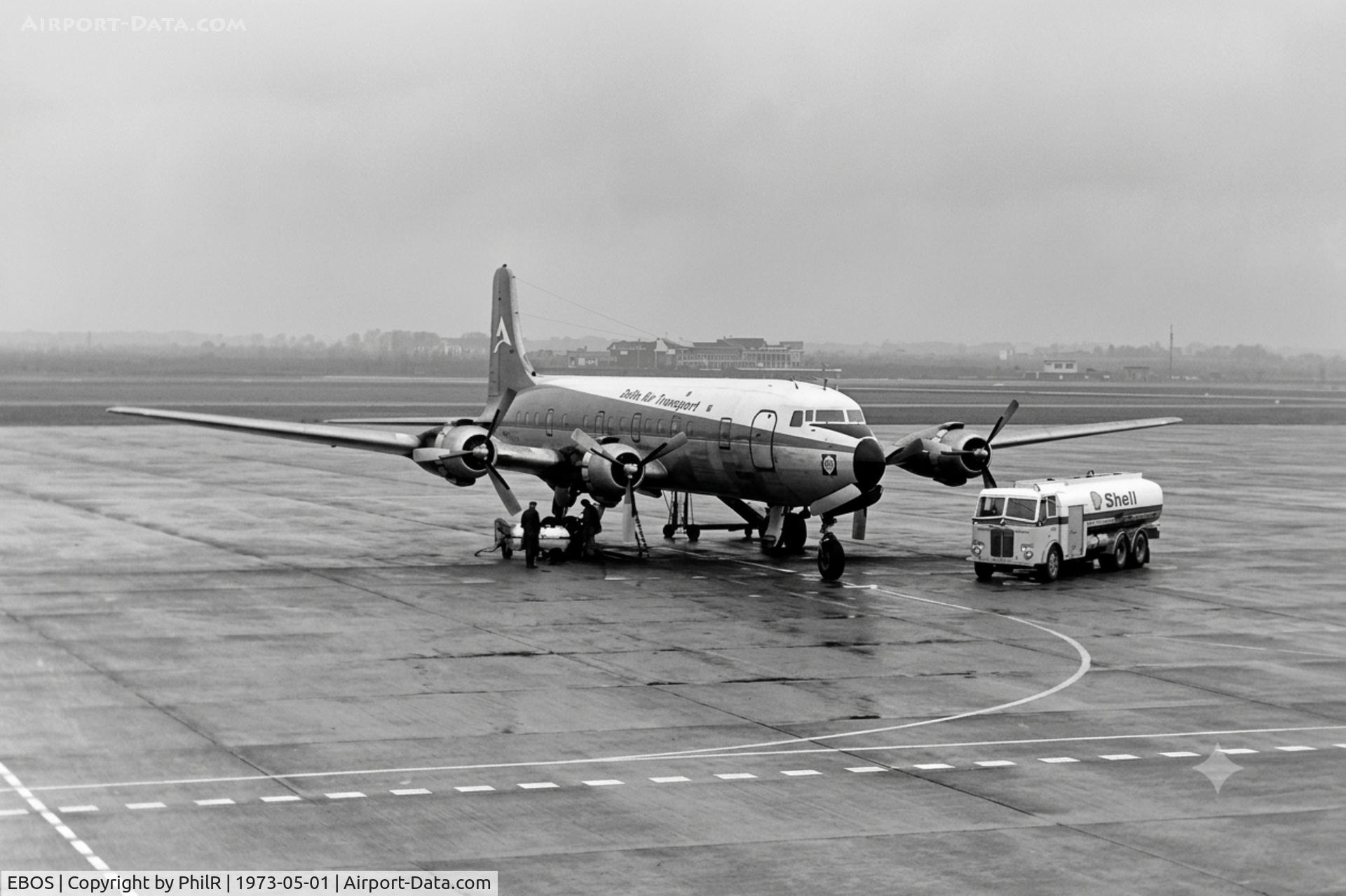 Ostend-Bruges International Airport, DC6B Delta Air Transport OST