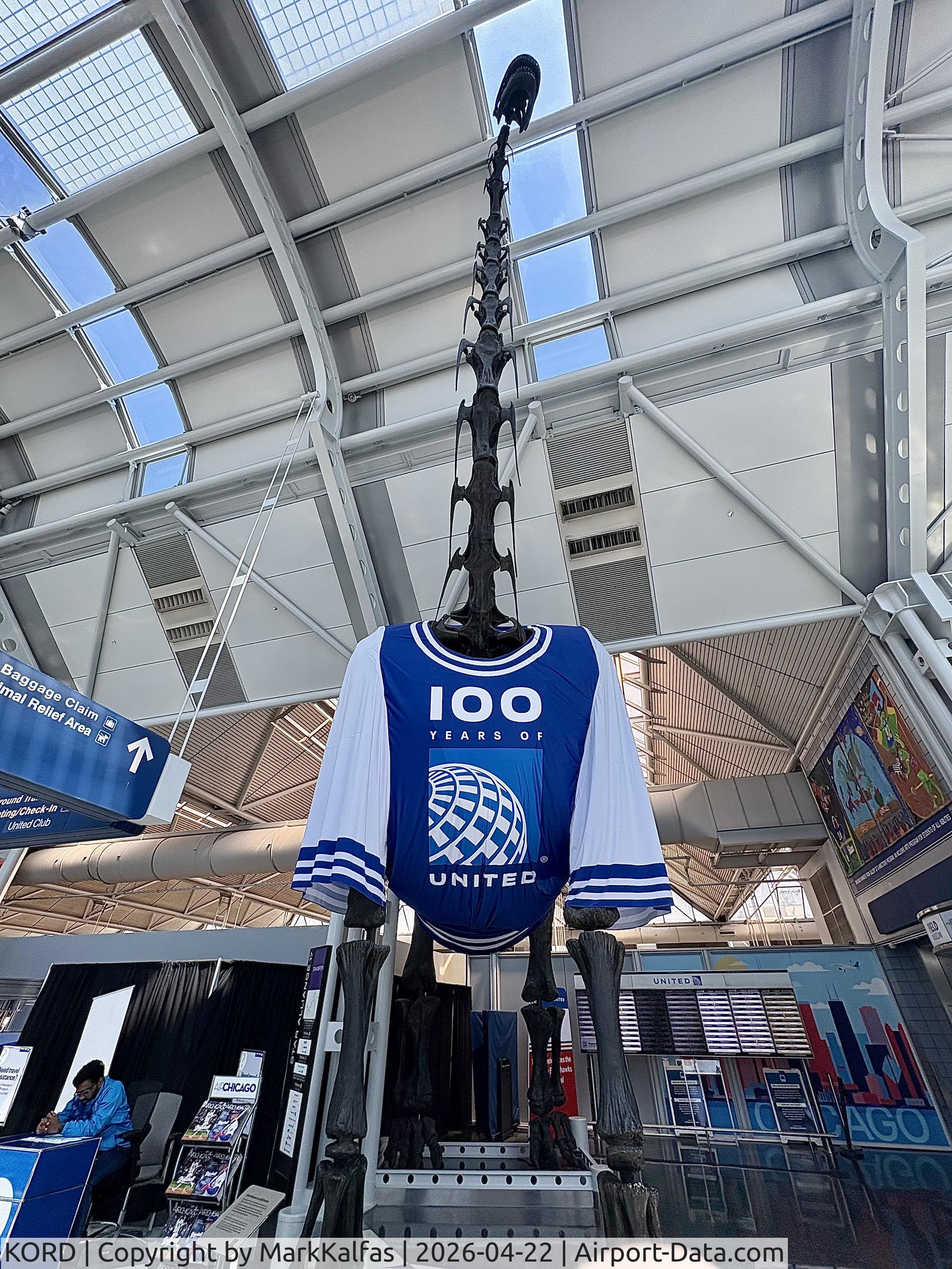 Chicago O'hare International Airport, United Airlines - Celebrating 100 Years!