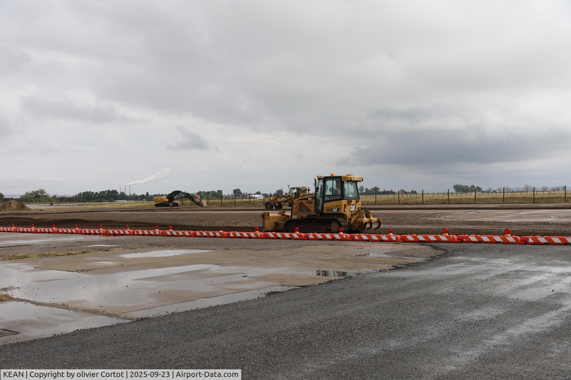 Phifer Airfield Airport, work on the airfield in 2025
