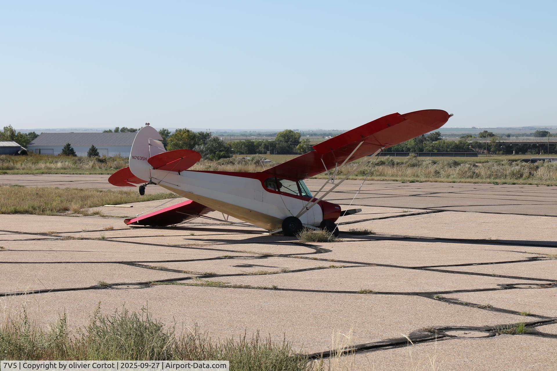 Brush Municipal Airport, one of the residents. So sad... 