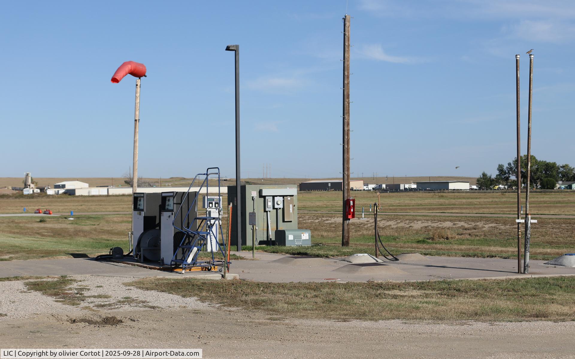 Limon Municipal Airport, gas station
