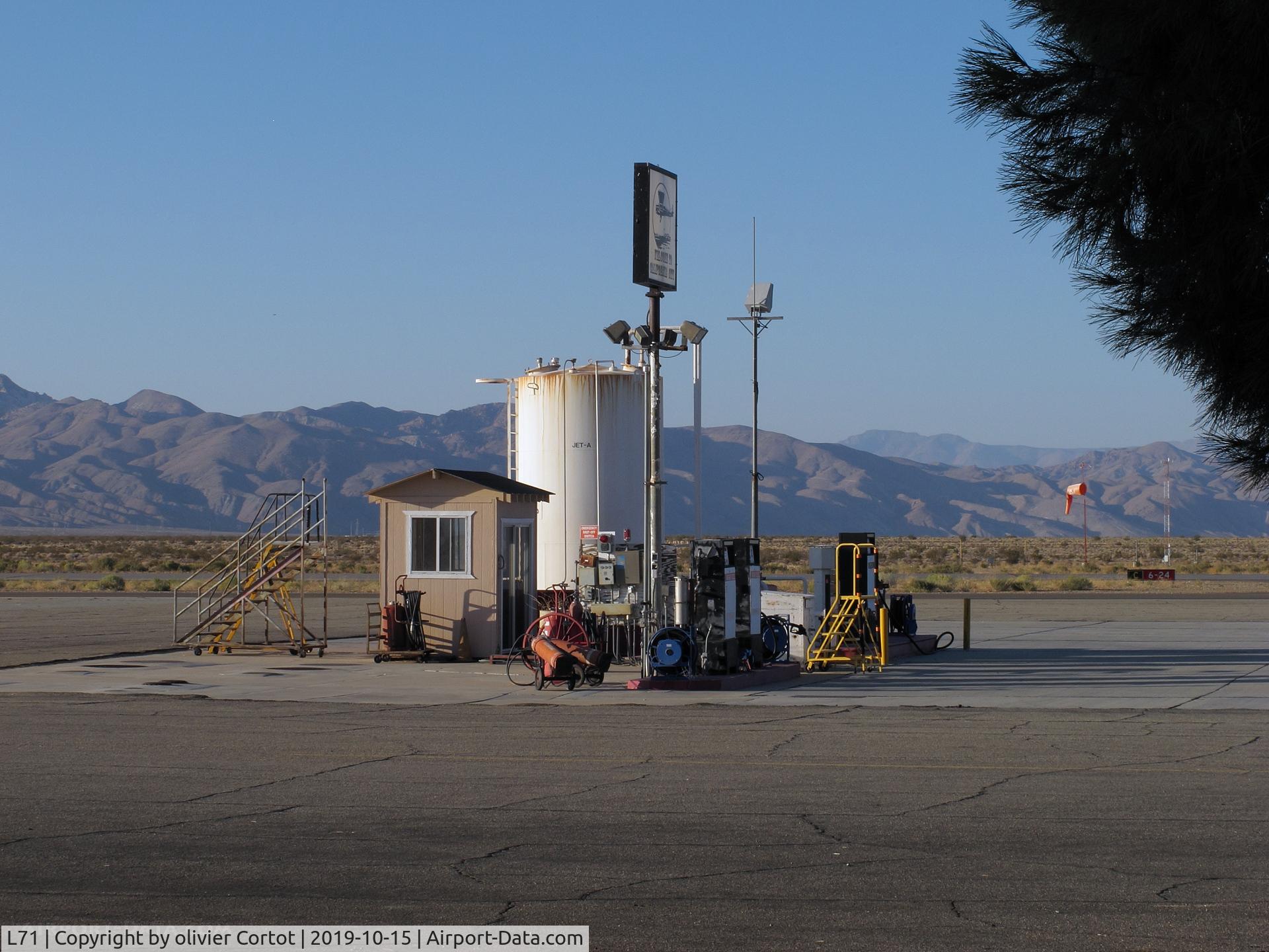 California City Municipal Airport, fuel station, photo by olivier Cortot
