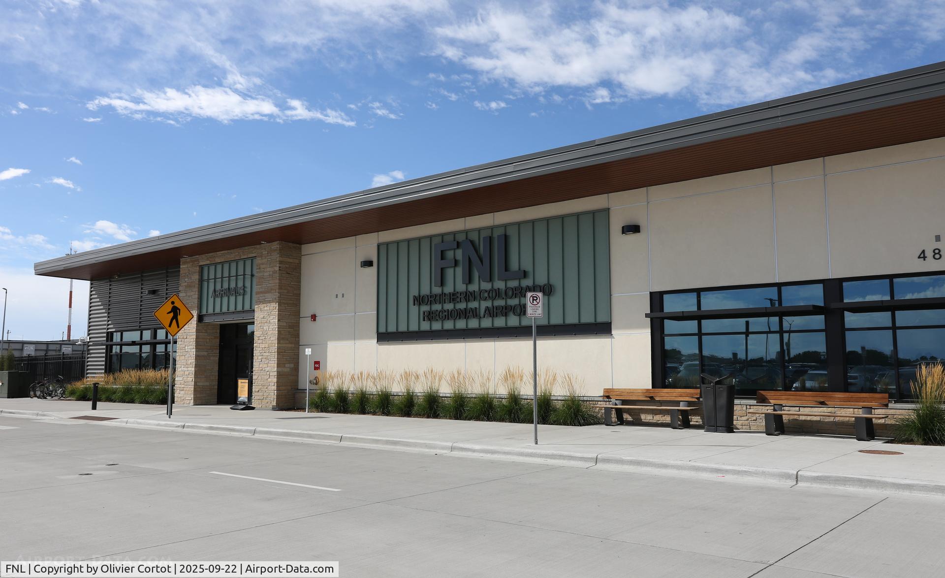 Northern Colorado Regional Airport, the terminal, photo by Olivier Cortot