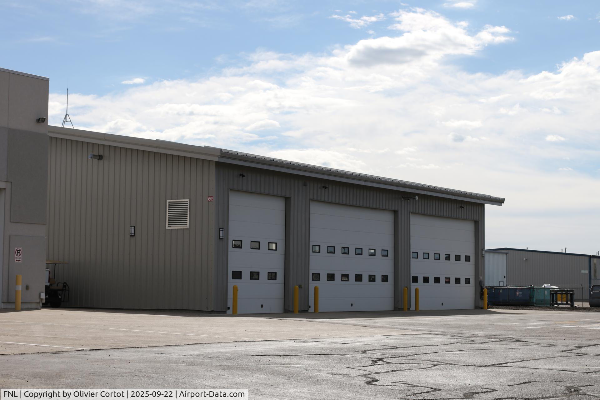 Northern Colorado Regional Airport, fire brigade building, photo by Olivier Cortot