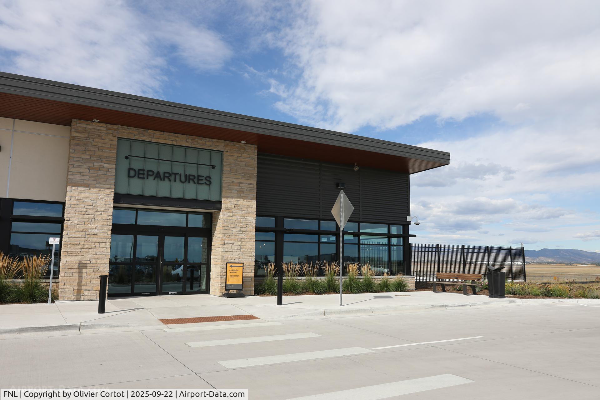 Northern Colorado Regional Airport, departure gate, photo by Olivier Cortot