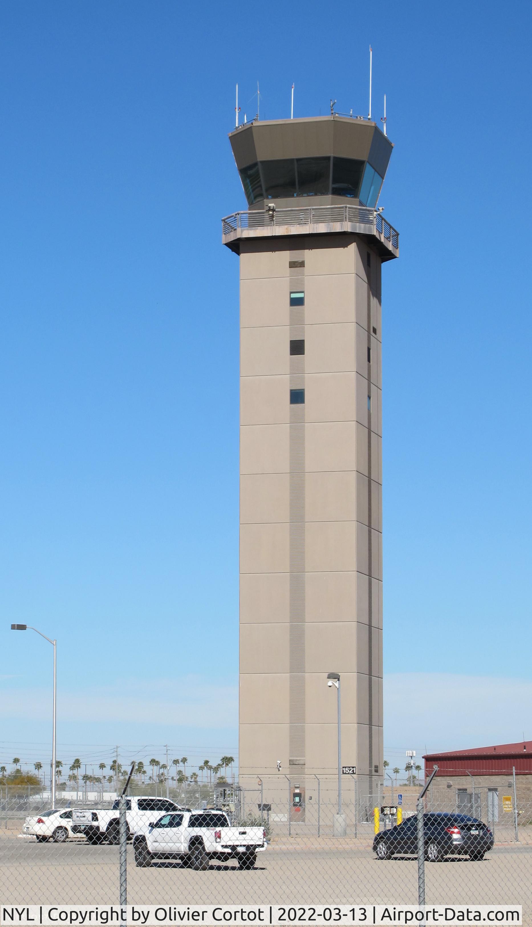 Yuma Mcas/yuma International Airport, the tower, photo by Olivier Cortot